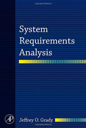 System Requirements Analysis 1st Edition Jeffrey O Grady