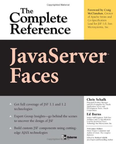 Javaserver Faces The Complete Reference Complete Reference Series 1st Edition Chris Schalk