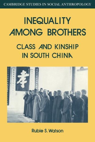 Inequality Among Brothers Class And Kinship In South China Rubie S Watson