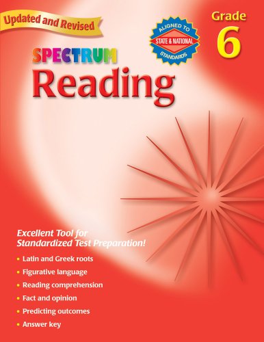 Spectrum Reading Grade 6 Upd Rev School Specialty Publishing