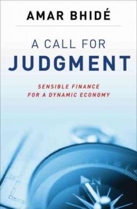 A Call For Judgment Sensible Finance For A Dynamic Economy Amar Bhide