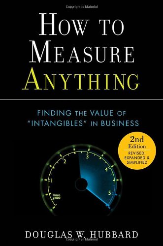 How To Measure Anything Finding The Value Of Intangibles In Business Second Edition 2nd Edition Douglas W Hubbard