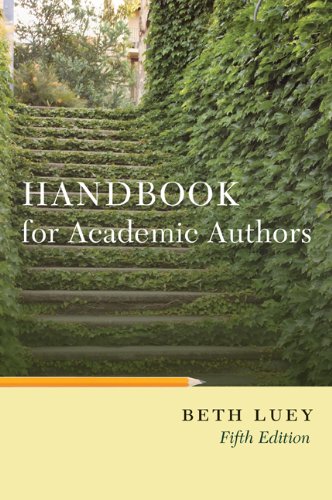 Handbook For Academic Authors Fifth Edition 5th Edition Beth Luey