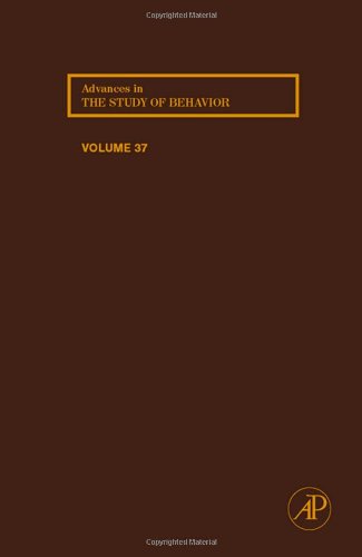 Advances In The Study Of Behavior 37 1st Edition H Jane Brockmann