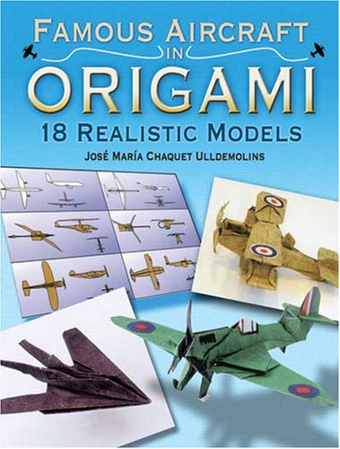 Famous Aircraft In Origami Dover Ed Jos Mara Chaquet Ulldemolins