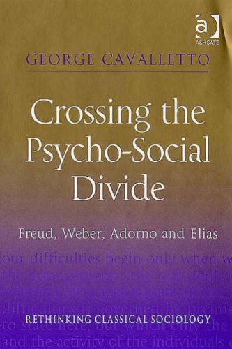 Crossing The Psychosocial Divide Freud Weber Adorno And Elias Rethinking Classical Sociology George Cavalletto