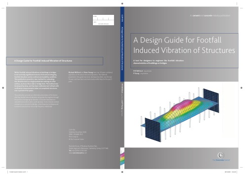 A Design Guide For Footfall Induced Vibration Of Structures Mr Willford