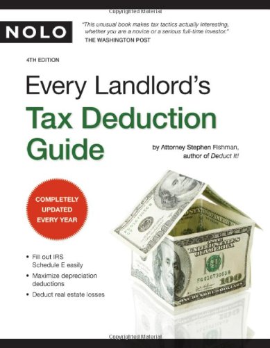 Every Landlords Tax Deduction Guide 4th Edition Stephen Fishman Jd