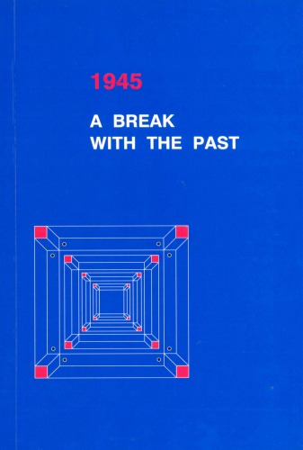 1945 A Break With The Past Zdenko Cepic Editor