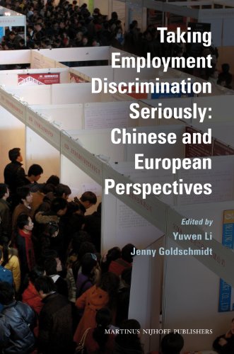 Taking Employment Discrimination Seriously Chinese And European Perspectives Yuwen Li