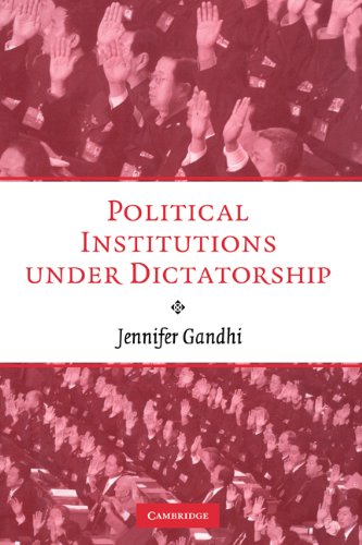 Political Institutions Under Dictatorship 1st Edition Jennifer Gandhi