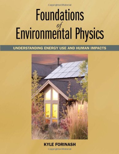Foundations Of Environmental Physics Understanding Energy Use And Human Impacts 1st Edition Phd Kyle Forinash Phd