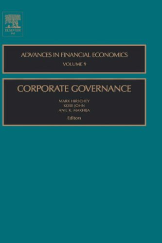 Corporate Governance Volume 9 Advances In Financial Economics 1st Edition Mark Hirschey