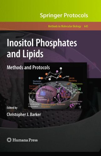 Inositol Phosphates And Lipids Methods And Protocols 1st Edition Christopher J Barker