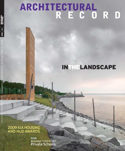 Architectural Record July 2009 Architectural Record Magazine
