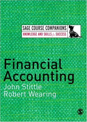 Financial Accounting Sage Course Companions Mr John Stittle