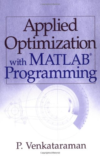 Applied Optimization With Matlab Programming P Venkataraman