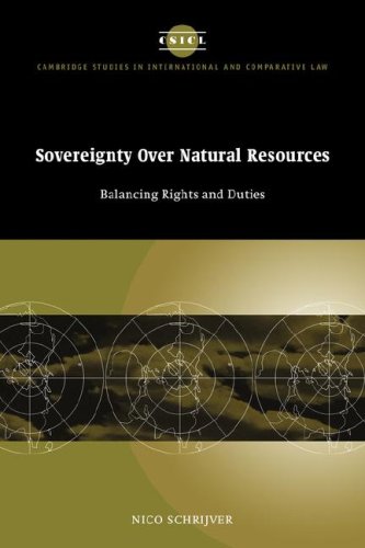 Sovereignty Over Natural Resources Balancing Rights And Duties 1st Edition Nico Schrijver