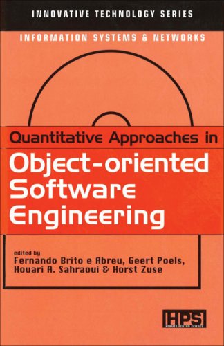 Quantitative Approaches In Objectoriented Software Engineering Innovative Technology Series Information Systems And Networks Fernando Brito E Abreu