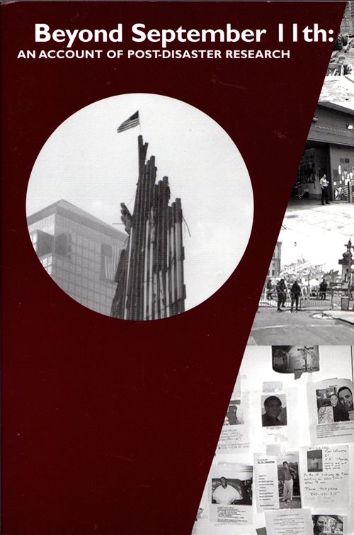 Beyond September 11th An Account Of Postdisaster Research Jaqueline Monday