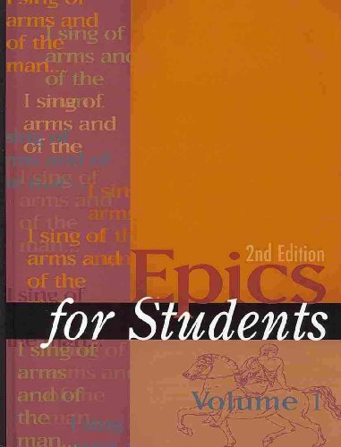 Epics For Students 2nd Edition Sara Constantakis Helen Conradobriain
