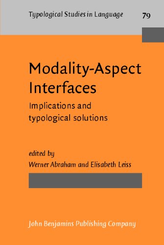 Modalityaspect Interfaces Implications And Typological Solutions 1st Werner Abraham Ed
