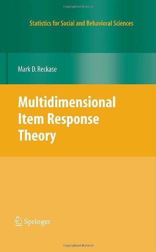 Multidimensional Item Response Theory 1st Edition Md Reckase Auth
