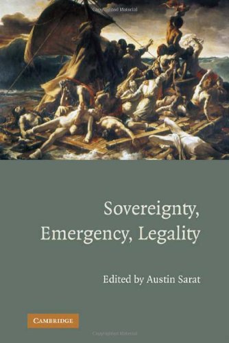 Sovereignty Emergency Legality 1st Edition Austin Sarat