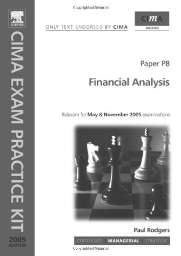 Cima Exam Practice Kit Financial Analysis Paul Rodgers