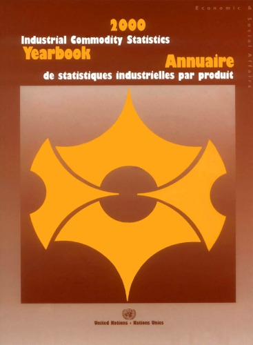 2000 Industrial Commodity Statistics Yearbook Revised United Nations