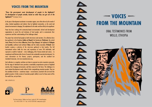 Voices From The Mountain Oral Testimonies From Wollo Ethiopia Panos Publications