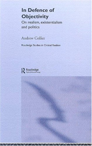 In Defence Of Objectivity Andrew Collier