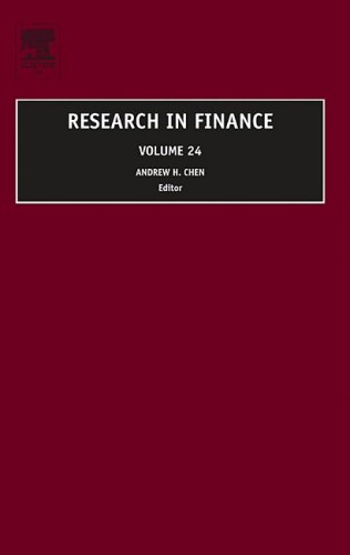 Research In Finance Volume 24 Andrew H Chen