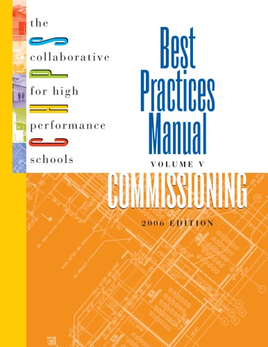 Best Practices Manual Volv Commissioning Of High Performance Schools Chps