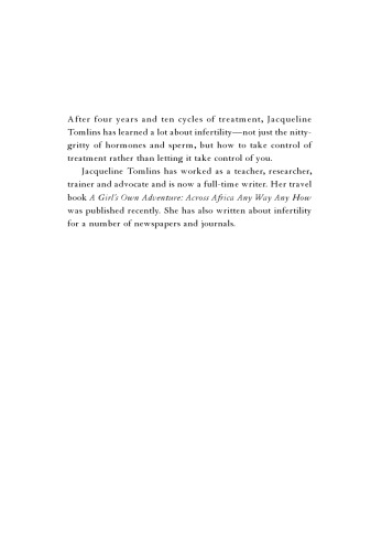 The Infertility Handbook A Guide To Making Babies Jacqueline Tomlins