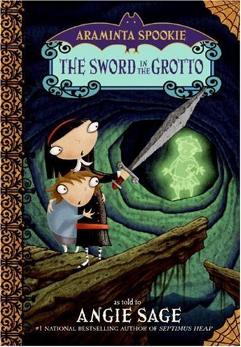 Araminta Spookie 2 The Sword In The Grotto 1st Printing Angie Sage