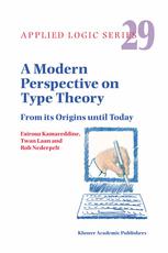 A Modern Perspective On Type Theory From Its Origins Until Today Fairouz Kamareddine