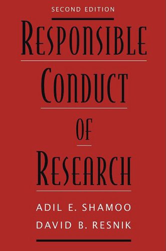 Responsible Conduct Of Research 2nd Edition 2nd Edition Adil E Shamoo