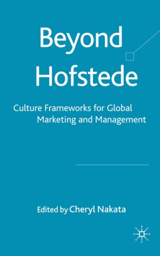 Beyond Hofstede Culture Frameworks For Global Marketing And Management 1st Edition Cheryl Nakata