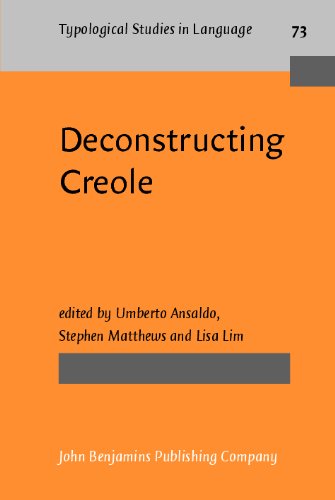 Deconstructing Creole 1st Umberto Ansaldo Ed Stephen Matthews Ed