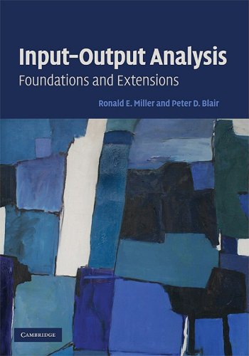Inputoutput Analysis Foundations And Extensions 2nd Edition 2nd Edition Ronald E Miller