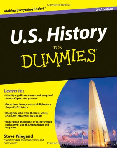 Us History For Dummies Second Edition 2nd Edition Steve Wiegand