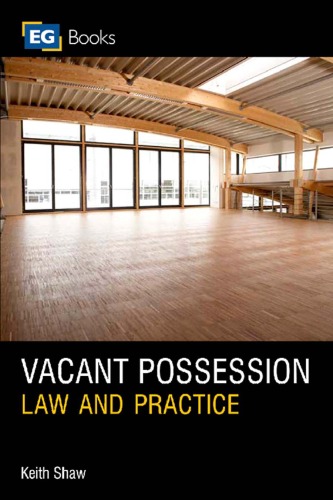 Vacant Possession Law And Practice Keith Shaw