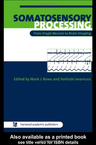 Somatosensory Processing From Single Neuron To Brain Imaging 1st Edition Mark Rowe