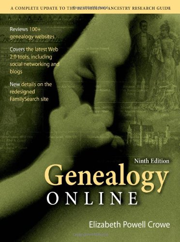 Genealogy Online 9e 9th Edition Crowe Elizabeth