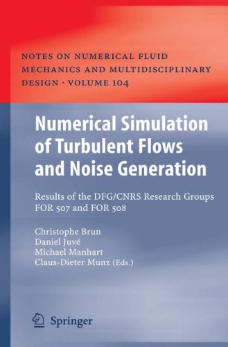 Numerical Simulation Of Turbulent Flows And Noise Generation Results Of The Dfgcnrs Research Groups For 507 And For 508 1st Edition Michael Schlegel