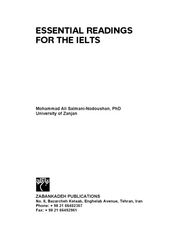 Essential Readings For The Ielts Mohammad Ali Salmaninodoushan