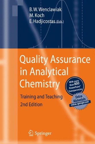 Quality Assurance In Analytical Chemistry Training And Teaching 2nd Edition Bernd Wenclawiak Auth
