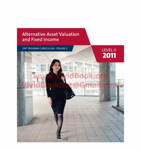 2011 Cfa Program Curriculum Level 2 Volume 5 Cfa Institute