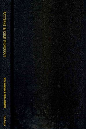 Patterns In Child Phonology Wyn Johnson Paula Reimers